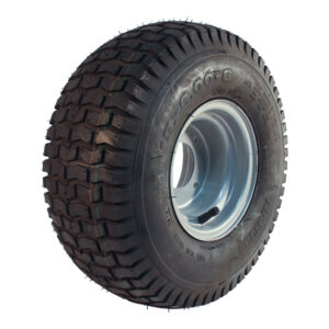 luchtband + wiel 13x5.00-6 S-2101 4PR + 4.50Ax6H2 ET0 60/90/4 52 A3 staal zilvergrijs
