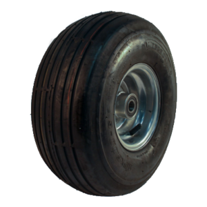 luchtband + wiel 15x6.00-6 V-3503HD 10PR + 4.50Ax6 ET0 NL90 staal zilvergrijs