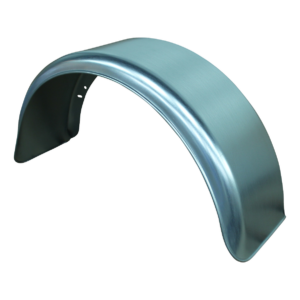 spatscherm enkel as staal 130mm x 520mm rond model