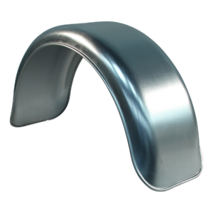 spatscherm enkel as staal 220mm x 800mm rond model voor boottrailer