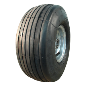 luchtband + wiel 15x6.00-6 V-3503 6PR + 4.50Ax6 ET0 NL90 A3 staal zilvergrijs