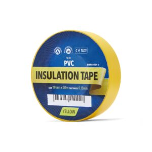isolatietape geel 20m per rol