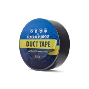 duct tape zwart 50m per rol
