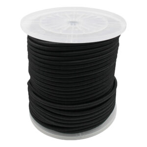 elastische kabel zwart Ø10