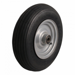 luchtband + wiel 4.80/4.00-8 V-5501A 2PR + 2.50Ax8 ET0 Ø17 staal zilvergrijs