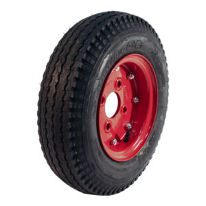 luchtband + wiel 4.80/4.00-8 S-6003 6PR + 3.00D-8 ET0 60/100/4 71 M staal rood