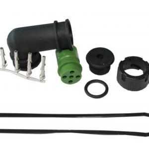 connector bajonet, female 5p haaks Aspöck rechts ( groen )