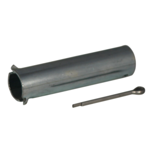 asbus en splitpen neuswiel Ø20mm 84mm verzinkt