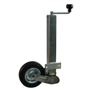 steunwiel automatisch opklapbaar Ø200x60mm ⧄60mm stalen velg