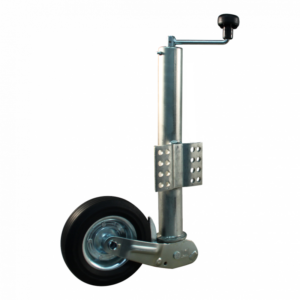 steunwiel automatisch opklapbaar 200x60mm Ø60 stalen velg
