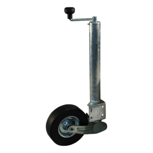 steunwiel automatisch opklapbaar 225x70mm Ø60 stalen velg