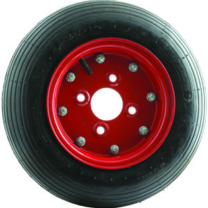 luchtband + wiel 4.80/4.00-8 V-5501A 2PR + 3.00D-8 ET0 60/100/4 staal rood