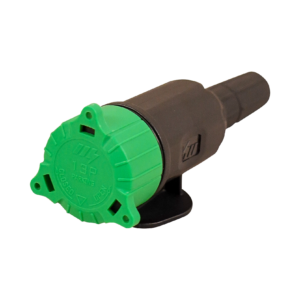 kunststof stekker 13 - polig , 13 schroefcontacten incl. groene adapter