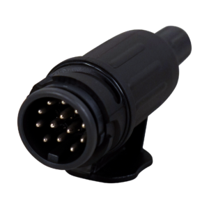 stekker 13 - polig , kunststof 13 schroefcontacten tule met Φ6.8mm gat