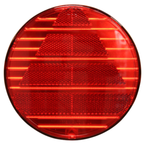 reflector rood opschroefbaar Ø145mm
