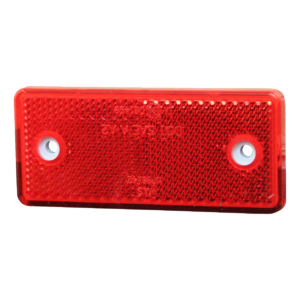 reflector ⌧ rood opschroefbaar+zelfklevend 96 x 42