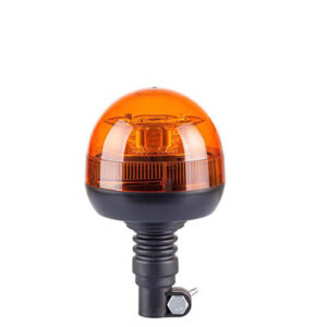 zwaailamp LED oranje 12/24 V ø129 x 208mm DIN-aansluiting IP56 8 x 3W High power LED's CE, ECE-R10 / R65