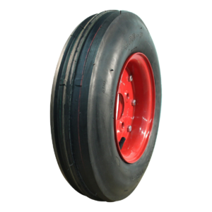 luchtband + wiel 4.80/4.00-8 V-8502 4PR + 3.00D-8 ET0 60/100/4 staal rood