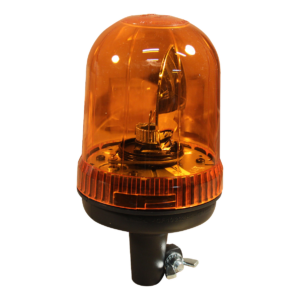 zwaailamp halogeen dual voltage 12V / 24V oranje steekbevestiging