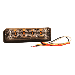 LED flitser oranje 12-24V kabel IP67