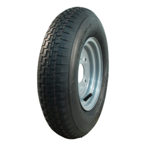 luchtband + wiel 4.80/4.00-8 V-6635 4PR + 2.50Ax8H2 ET-2 60/100/4 staal zilvergrijs