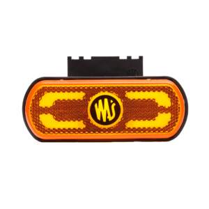 zijmarkeringslamp W240 oranje inclusief montagesteun 24cm LgY-S 0,5mm² 12-24V