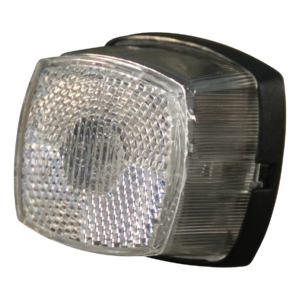 breedtelicht met reflector Squarepoint wit kabeltule aansluiting