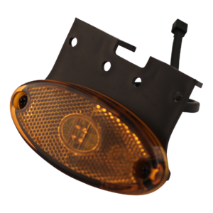 zijmarkeringslamp Flatpoint II led Orange Inclusief montagesteun "C" 90° DC kabel 500mm