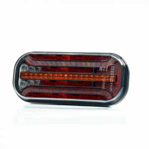 achterlicht universeel 5 PIN's bajonet 214,3 x 94,3 x 36,2mm opbouw remlicht knipperlicht kentekenlicht mistlicht  achterlicht rechthoek reflector 150mm IP68 12/24 V CE, ECE-R10 / R7 / R6 / R38 / R4 / R3