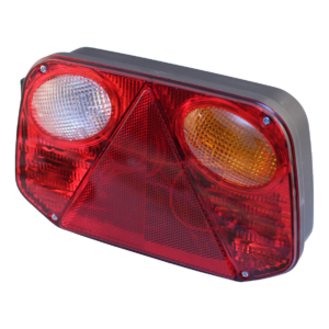 achterlicht  Radex, serie 2800, rechts met achteruitrijlamp, centrale stekkeraansluiting 5-polig