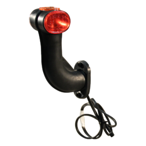 contourlamp Superpoint II versie "earpoint" rood / wit / oranje rechts DC kabel 1000mm