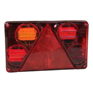 achterlicht 393 , LED 12V - 24V , links 5 PIN's bajonet