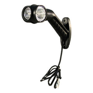 contourlamp Superpoint III LED rechts rood / wit / oranje DC kabel 860mm