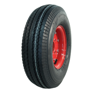 luchtband + wiel 5.00-8 HF-214 6PR + 3.00D-8 ET0 60/100/4 76 M staal rood