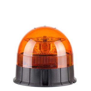 zwaailamp oranje 12/24 V Ø142 x 134 mm 20 cm kabel IP56 16 x 3W High power LED's CE, ECE-R10 / R65