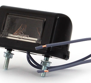 kentekenlamp DC kabel 80cm 2x0,75mm² 12-24V