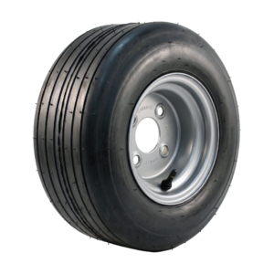 luchtband + wiel 18x8.50-8 V-3503 4PR + 7.00Bx8H2 ET-2 60/100/4 A3 staal zilvergrijs