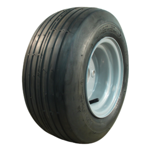 luchtband + wiel 18x8.50-8 V-3503 6PR + 7.00Bx8H2 ET-2 60/100/4 A3 staal zilvergrijs