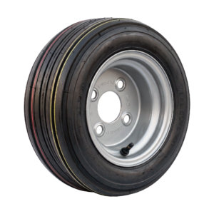 luchtband + wiel 18x9.50-8 HF-217 4PR + 7.00Bx8H2 ET-2 60/100/4 A3 staal zilvergrijs