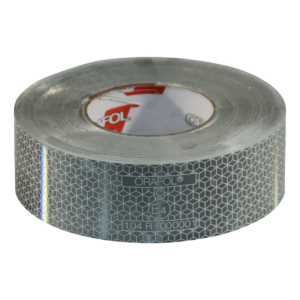 markeringssticker opleggers >3500kg 50mm x 50mtr wit