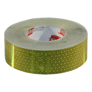 markeringssticker opleggers >3500kg 50mm x 50mtr geel