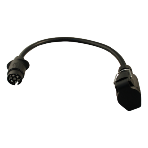 adapterkabel auto 13-polig (Multicon west systeem) - ahw 13-polig (Jäger systeem) 65cm
