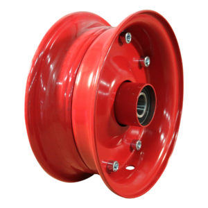 wiel 4.40D-8 ET0 ET0 kogellager Ø30 NL100 staal rood
