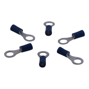 ringkabelschoen voor draad 1,5 - 2,5mm2 , M5 , blauw