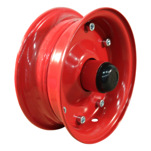 wiel 4.40D-8 ET0 ET0 kogellager Ø30 NL75 staal rood