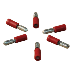 rondsteker voor draad 0,5 - 1,5mm2 , Ø4 , rood