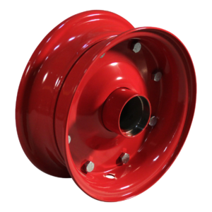wiel 3.00D-8 ET0 kogellager zitting NL100 staal rood