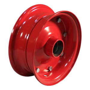 wiel 3.00D-8 ET0 kogellager zitting NL88 staal rood