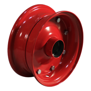 wiel 3.00D-8 ET0 kogellager zitting NL88 staal rood