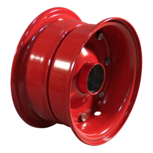 wiel 4.40D-8 ET0 kogellager zitting NL75 staal rood